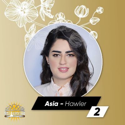 A candidate competing for Miss Kurdistan 2018